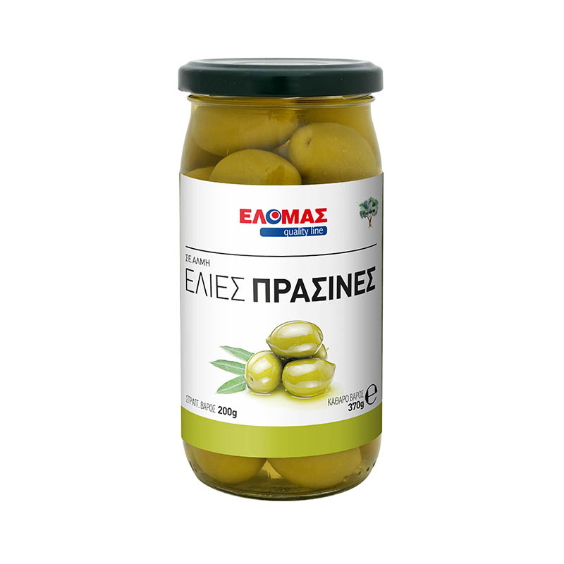 ΕΛΟΜΑΣ Ελιές πράσινες 370g