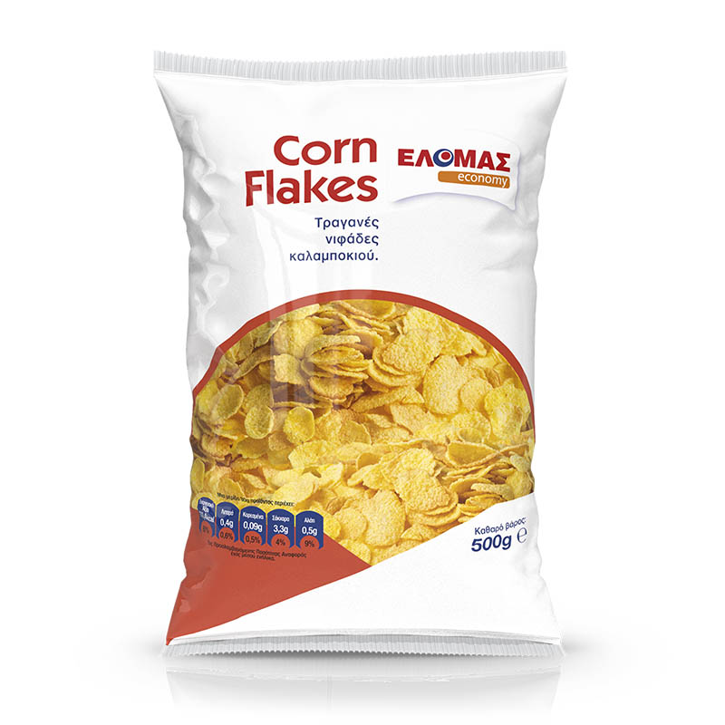 ΕΛΟΜΑΣ Economy corn flakes σακούλα 500g