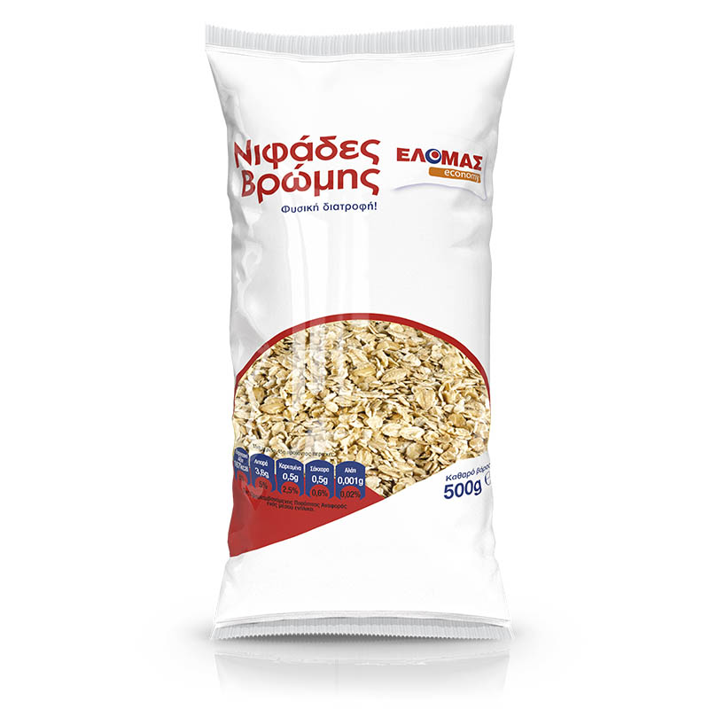 ΕΛΟΜΑΣ Economy νιφάδες βρώμης 500g