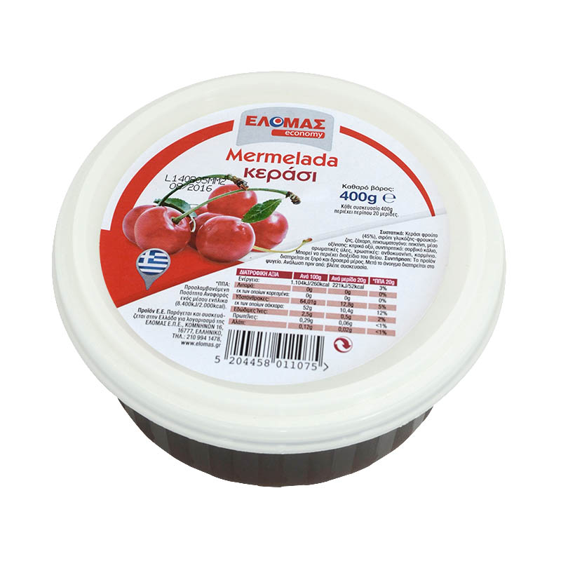 ΕΛΟΜΑΣ Economy Marmelada κεράσι 400g