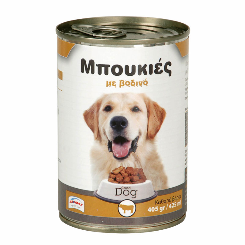 ΕΛΟΜΑΣ Σκυλοτροφή βοδινό 405g