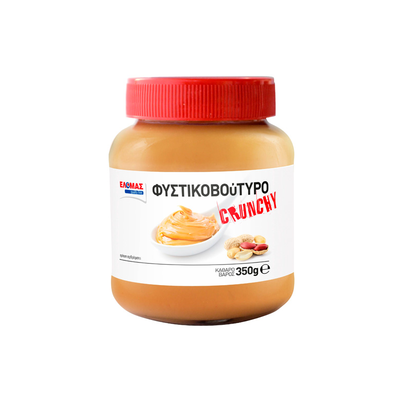 ΕΛΟΜΑΣ Φυστικοβούτυρο crunchy 350g