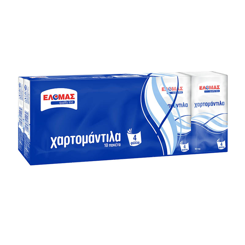 ΕΛΟΜΑΣ χαρτομάντιλα 10x10 4φύλλα